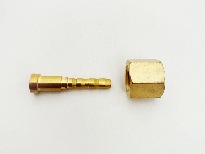 Hose Brass Fitting (Straight - 1/4) 10026