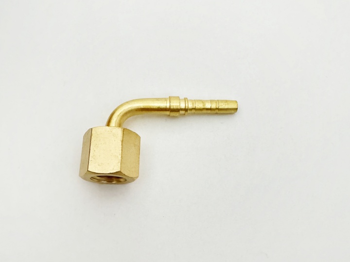 Hose Brass Fitting (90°female fitting-1/4) 10029